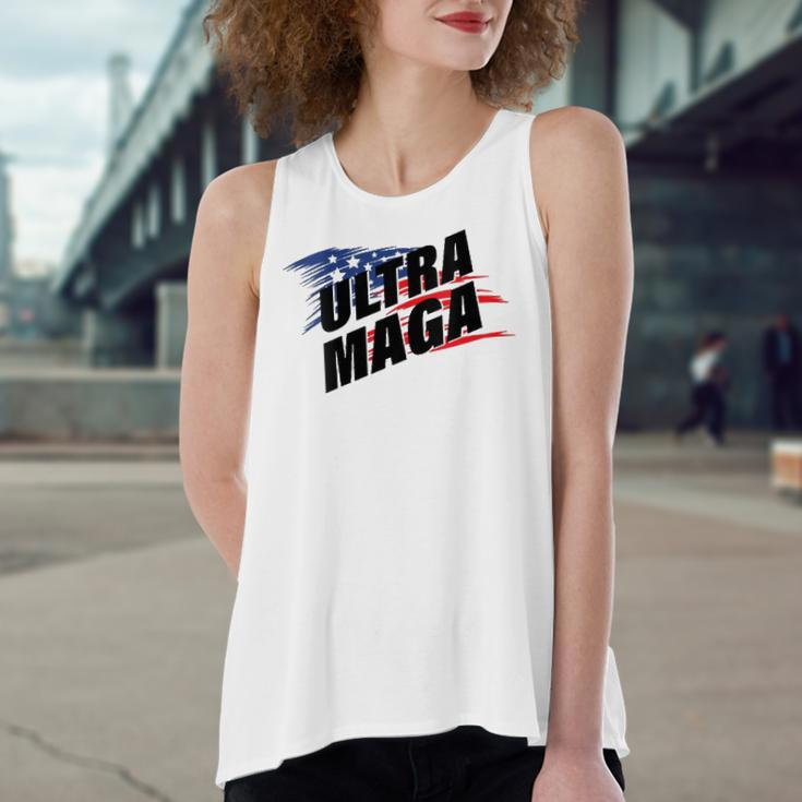 Ultra Maga Pro American Pro Freedom Ultra-Maga Ultra Mega Pro Trump Women's Loose Tank Top