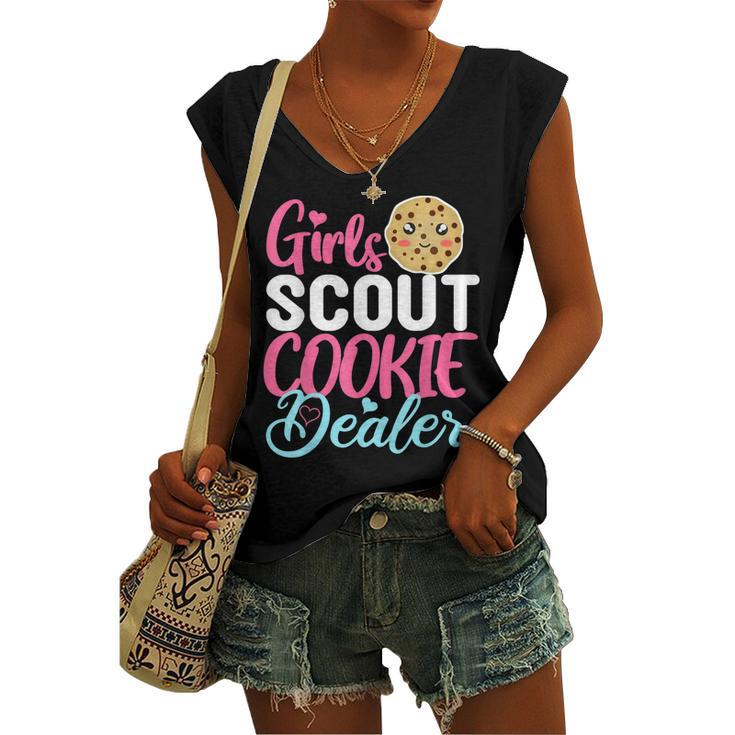 Scout For Girls Cookie Dealer Women Women's Vneck Tank Top
