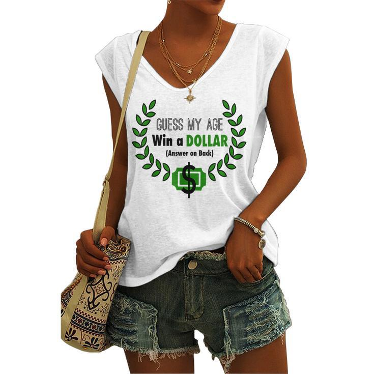 Birthday For Old People Women's Vneck Tank Top