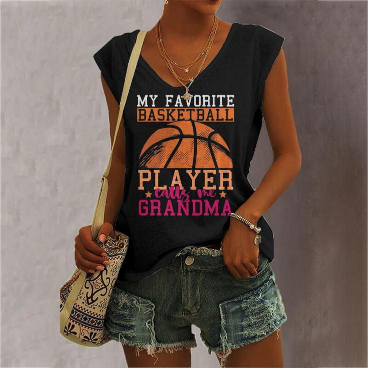 Basketball Player Grandma Sports Basketball Women's V-neck Tank Top