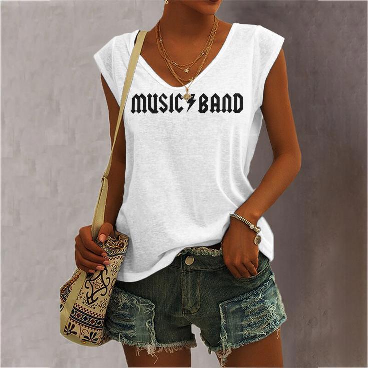 Music Band – Buscemi How Do You Do Fellow Kids Women's V-neck Casual Sleeveless Tank Top