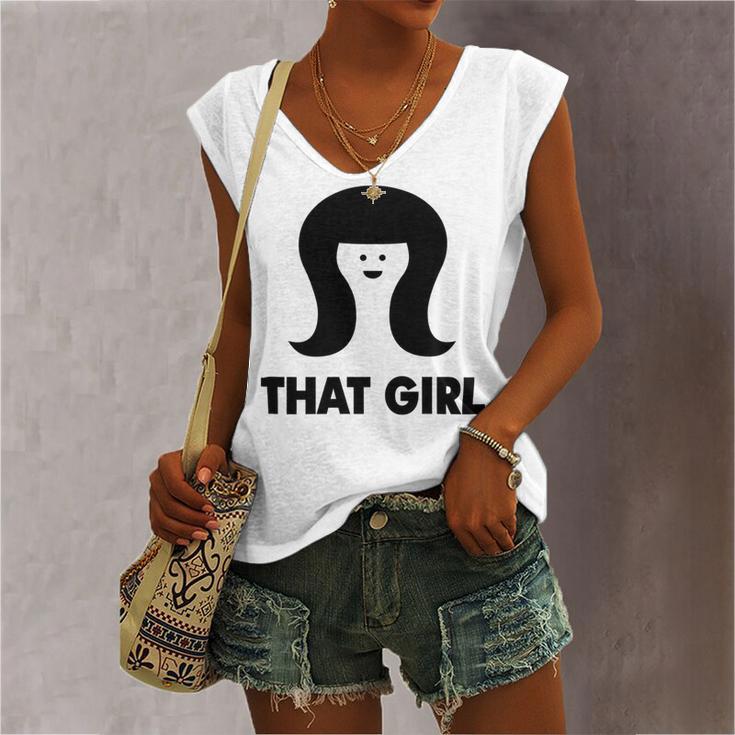 That Girl Women's V-neck Casual Sleeveless Tank Top