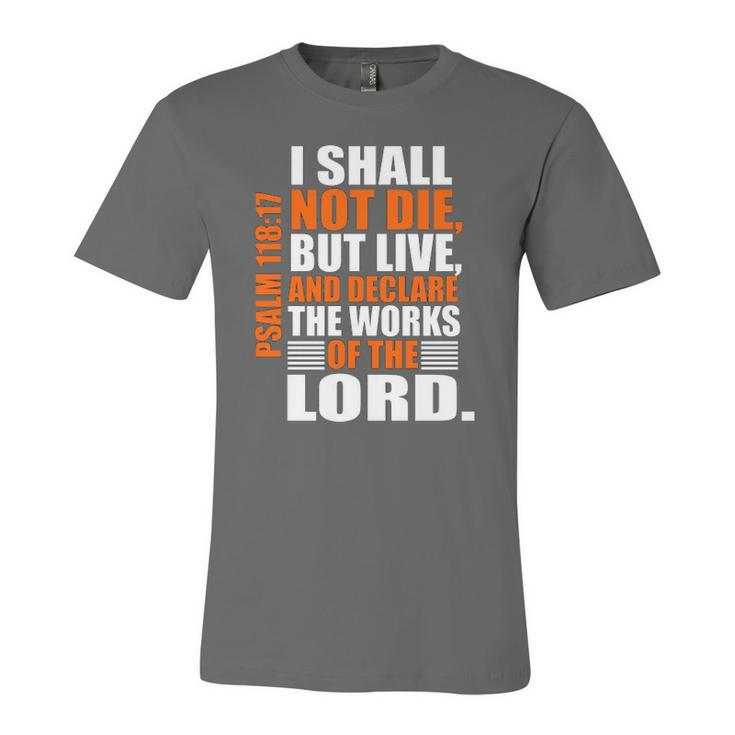 Christerest Psalm 11817 Christian Bible Verse Affirmation Jersey T-Shirt