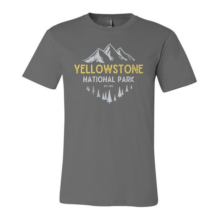 Vintage Yellowstone National Park Retro Est 1872 Jersey T-Shirt