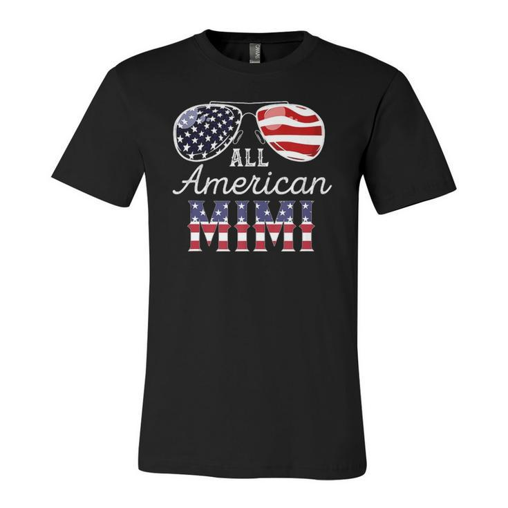 Mimi And Kids Firework America Flag T-Shirt, 4th July Flag Shirt