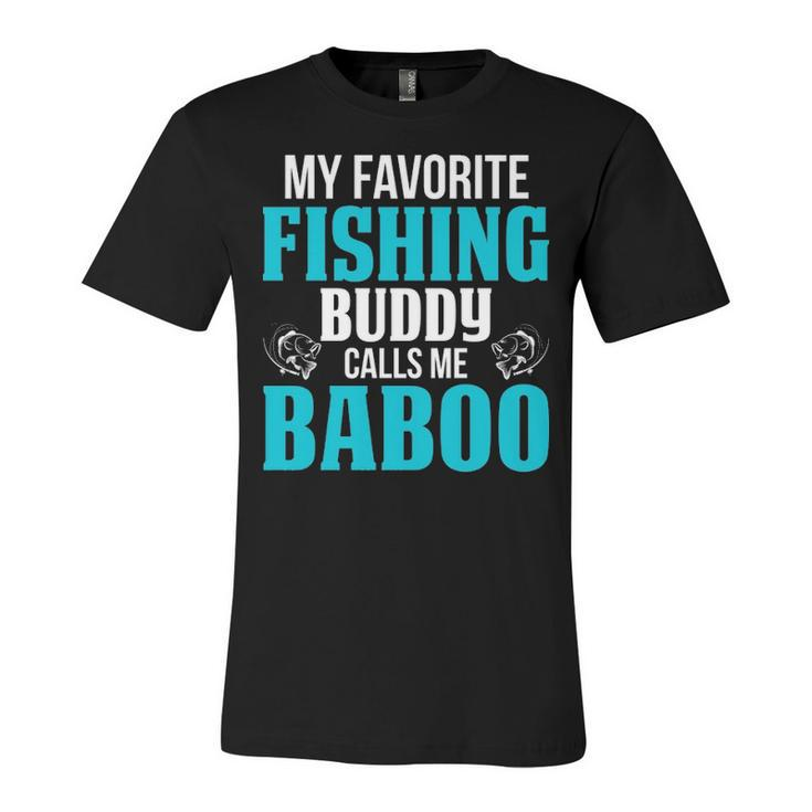 Baboo Grandpa Fishing My Favorite Fishing Buddy Calls Me Baboo T-Shirt
