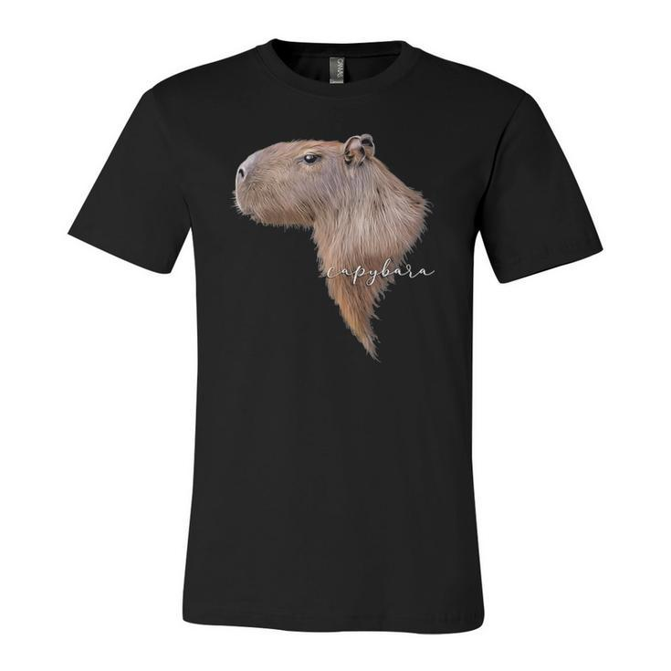 Capybara Graphic Art Capibara Rodent Gnawer Animal Novelty Jersey T-Shirt