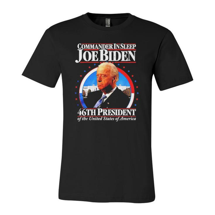 Commander In Sleep Joe Biden 46Th President Of The United States Of America Jersey T-Shirt