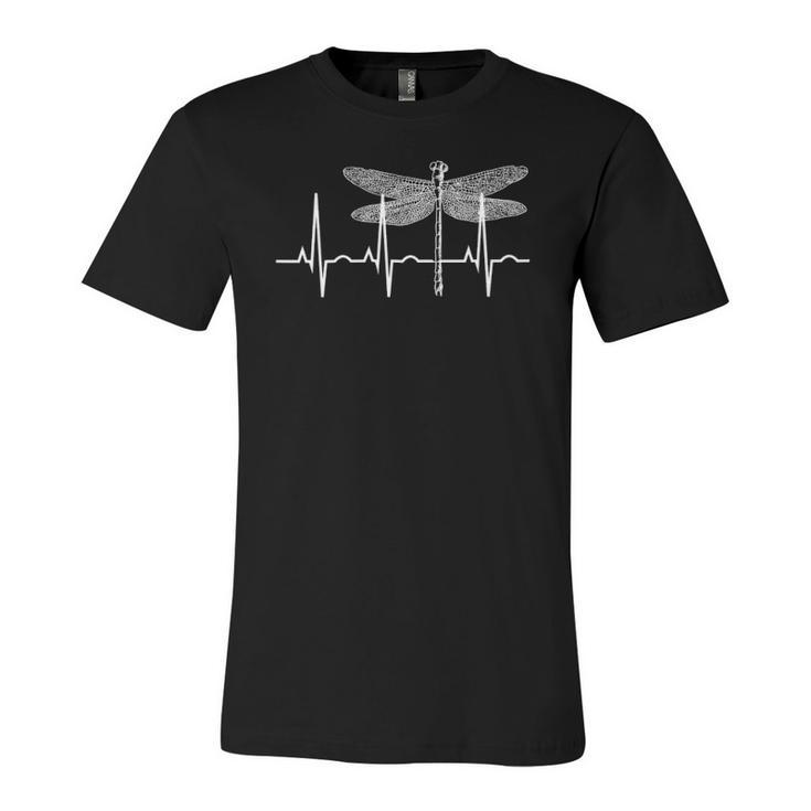 Dragonfly For & Dragonfly Lover Heartbeat Jersey T-Shirt