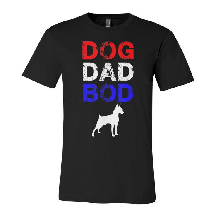 Mens Dog Dad Bod Doberman 4Th Of July Mens Gift  Unisex Jersey Short Sleeve Crewneck Tshirt