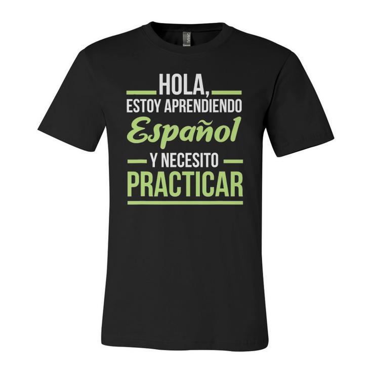 Spanish Language For Student Practice Learning Jersey T-Shirt
