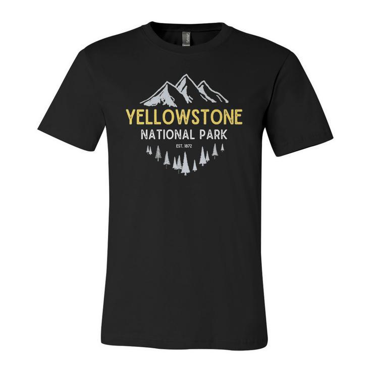 Vintage Yellowstone National Park Retro Est 1872 Jersey T-Shirt
