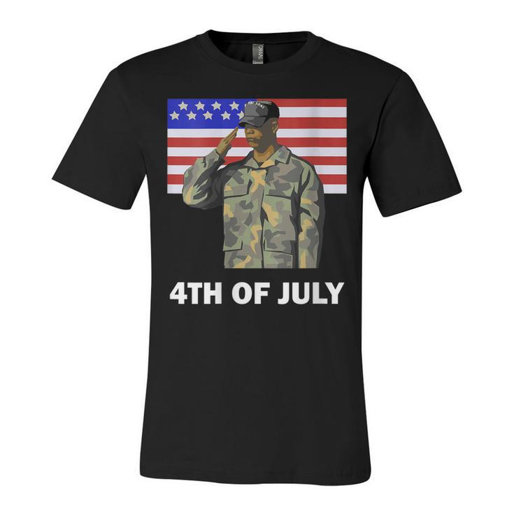 Womens 4Th Of July Proud Army Dad Independence Day American Flag  Unisex Jersey Short Sleeve Crewneck Tshirt