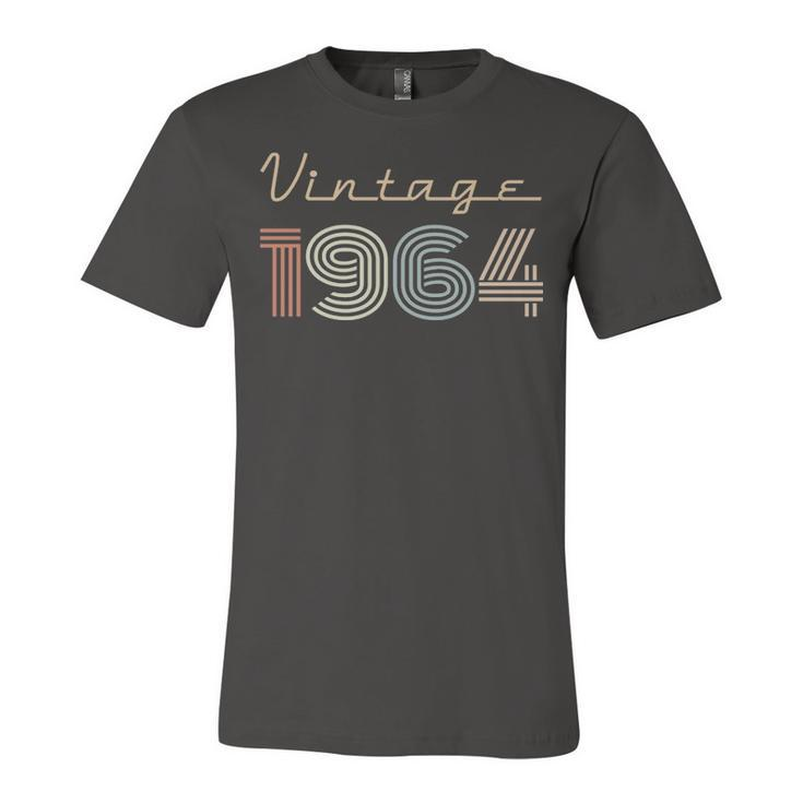 1964 Birthday Gift   Vintage 1964 Unisex Jersey Short Sleeve Crewneck Tshirt