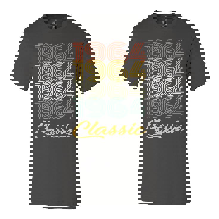 1964 Classic Birthday Unisex Jersey Short Sleeve Crewneck Tshirt