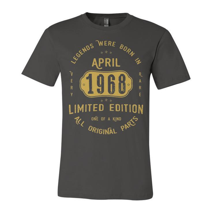 1968 April Birthday Gift   1968 April Limited Edition Unisex Jersey Short Sleeve Crewneck Tshirt