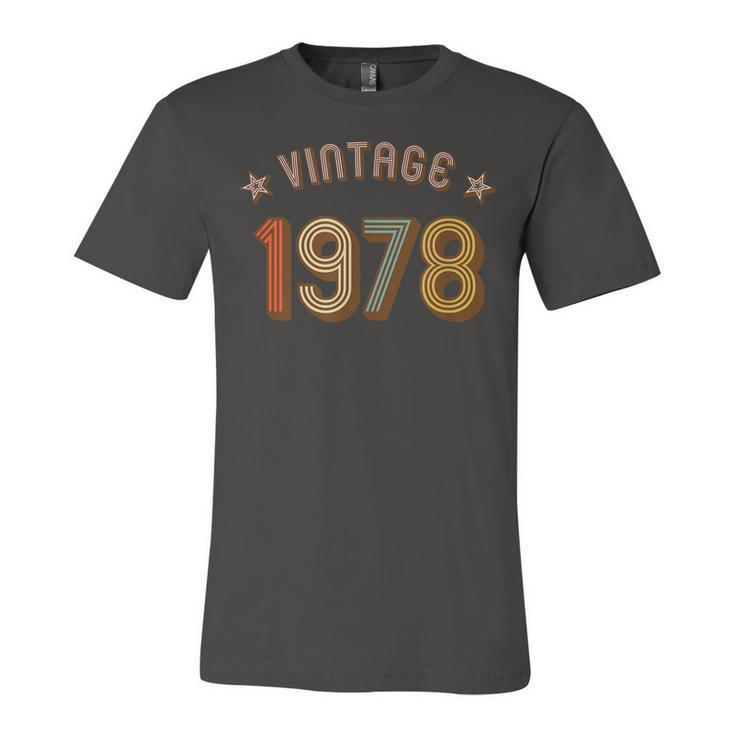 1978 Vintage - Seventies 70S Retro Birthday -   Unisex Jersey Short Sleeve Crewneck Tshirt