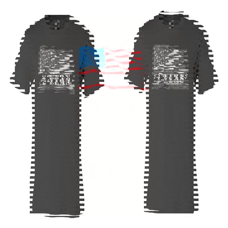 22 Veterans A Day Commit Suicide Ptsd Patriotic Usa Flag Jersey T-Shirt