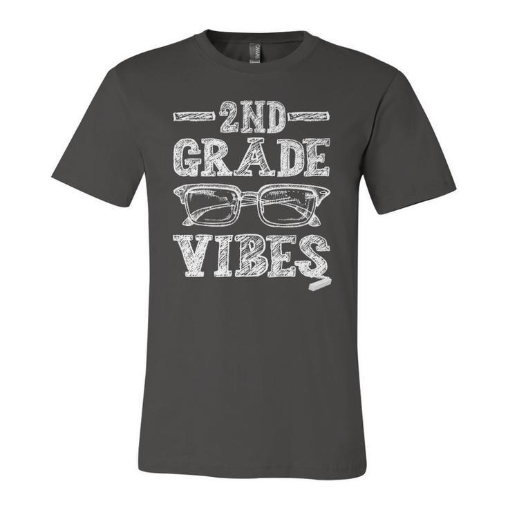 2Nd Grade Vibes First Day Teacher Kids Back To School Squad Jersey T-Shirt