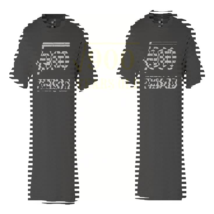 30 Years Old 30Th Birthday Give Idea Square Root Of 900 Vintage Birthday Jersey T-Shirt