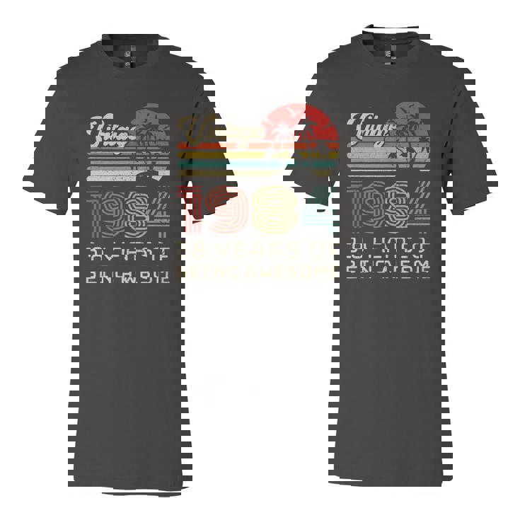 38 Years Old Birthday Vintage 1984 38Th Birthday Jersey T-Shirt