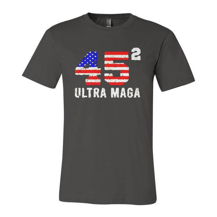 45 Squared Trump Ultra Maga Jersey T-Shirt