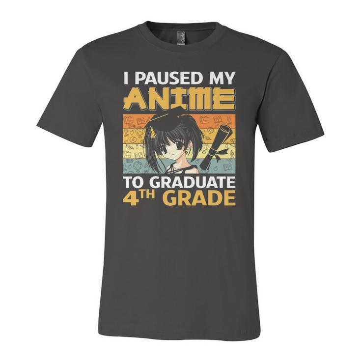 4Th Grade Graduation Anime 2022 Graduate Elementary Girls Jersey T-Shirt