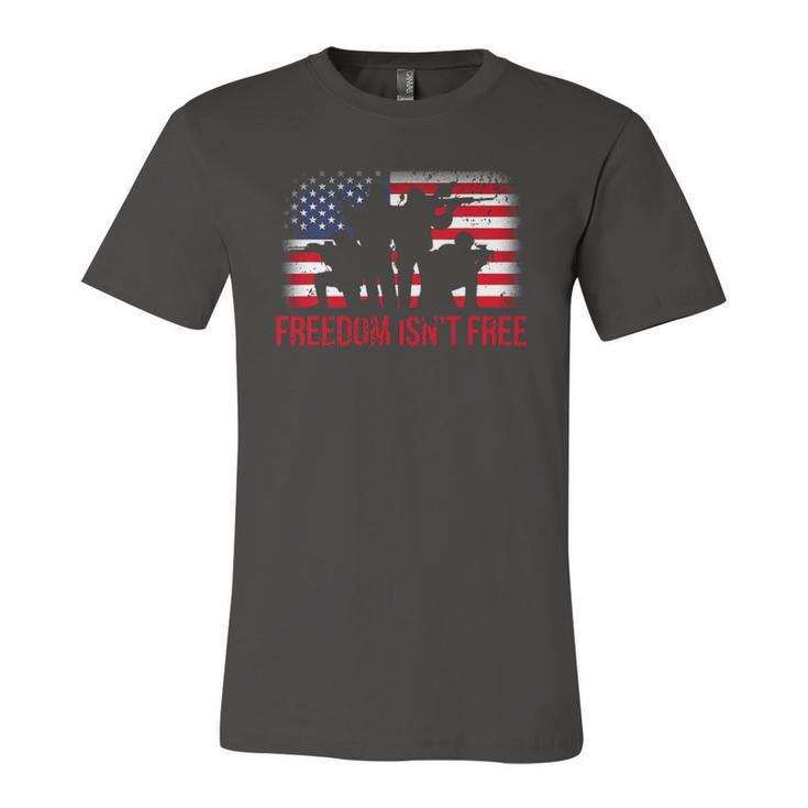 4Th Of July Freedom Isnt Free Veterans Day Jersey T-Shirt