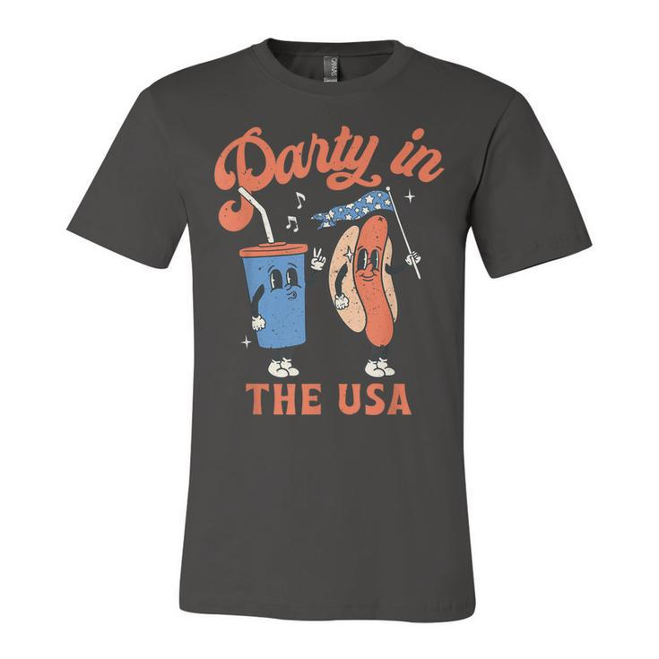 4Th Of July For Hotdog Lover Party In The Usa Jersey T-Shirt