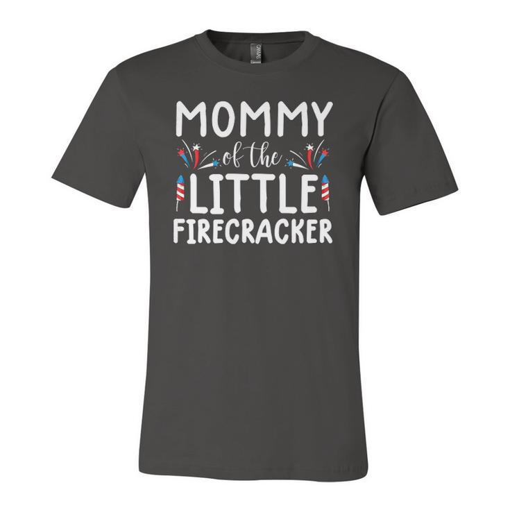 4Th Of July S For Mommy Of The Little Firecracker Jersey T-Shirt