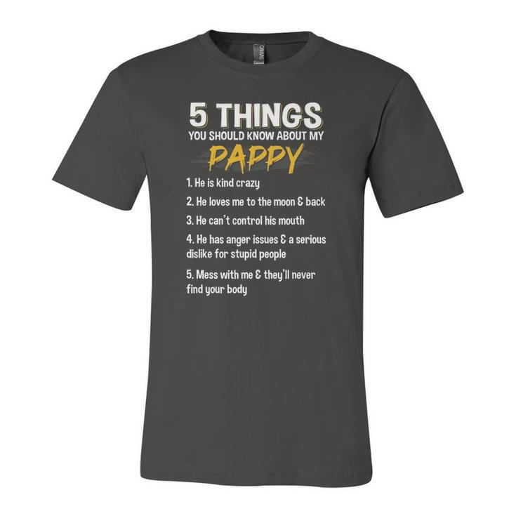 5 Things You Should Know About My Pappy Fathers Day Jersey T-Shirt