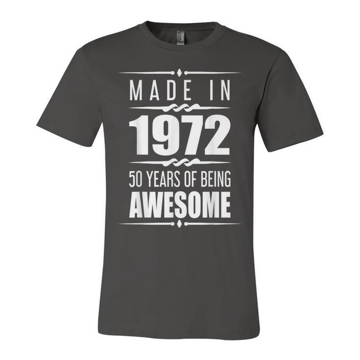 50Th Birthday Gifts Men Women 50 Year Old 50Th Birthday  Unisex Jersey Short Sleeve Crewneck Tshirt