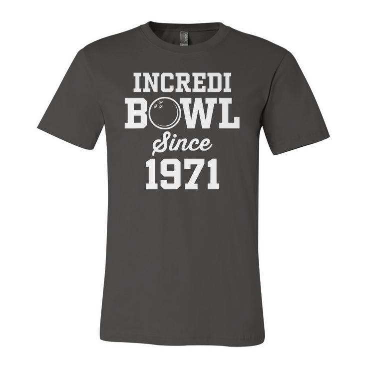 51 Years Old Bowler Bowling 1971 51St Birthday Jersey T-Shirt