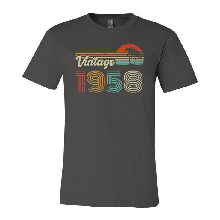 64 Years Old Vintage 1958 64Th Birthday Jersey T-Shirt