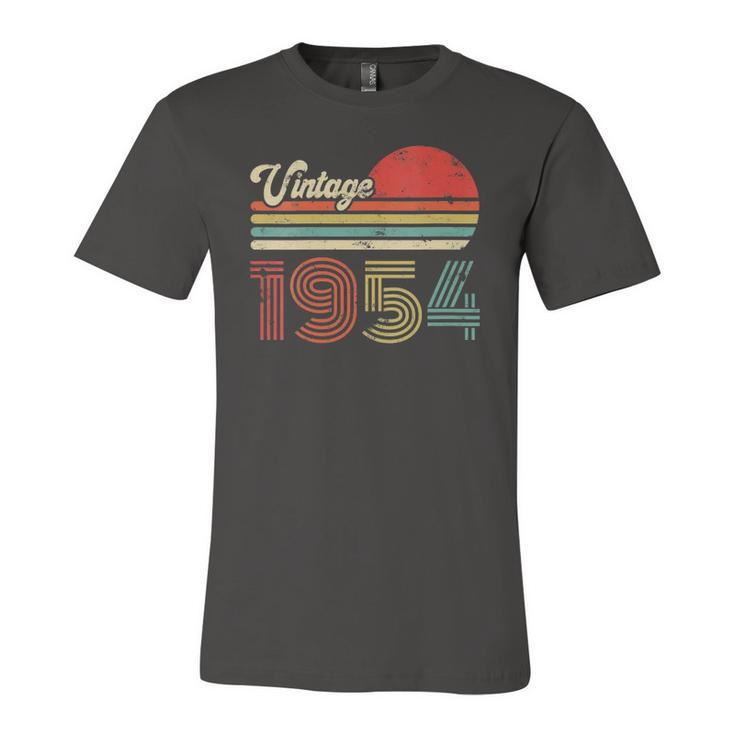 68 Years Old Birthday Vintage 1954 68Th Birthday Jersey T-Shirt