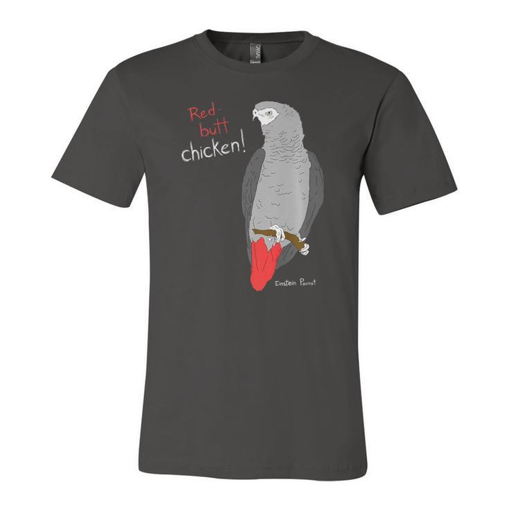 African Grey Parrot Red Butt Chicken Jersey T-Shirt