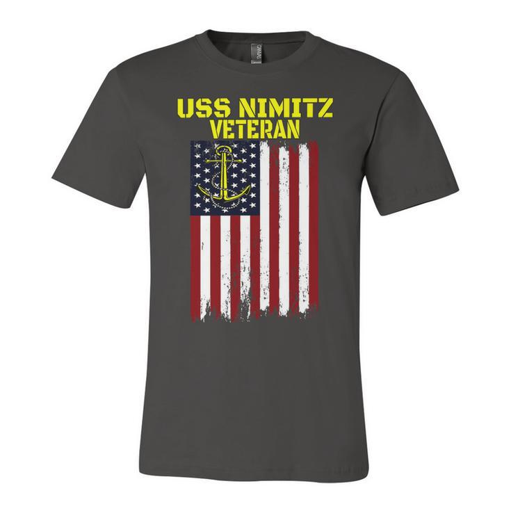 Aircraft Carrier Uss Nimitz Cvn-68 Veterans Day Father Day T-Shirt Unisex Jersey Short Sleeve Crewneck Tshirt