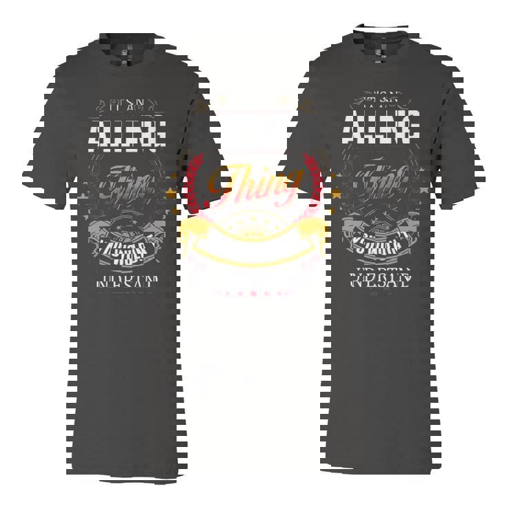 Alling Shirt Family Crest Alling T Shirt Alling Clothing Alling Tshirt Alling Tshirt Gifts For The Alling  Unisex Jersey Short Sleeve Crewneck Tshirt