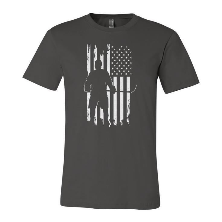American Flag Hockey Apparel Hockey Jersey T-Shirt
