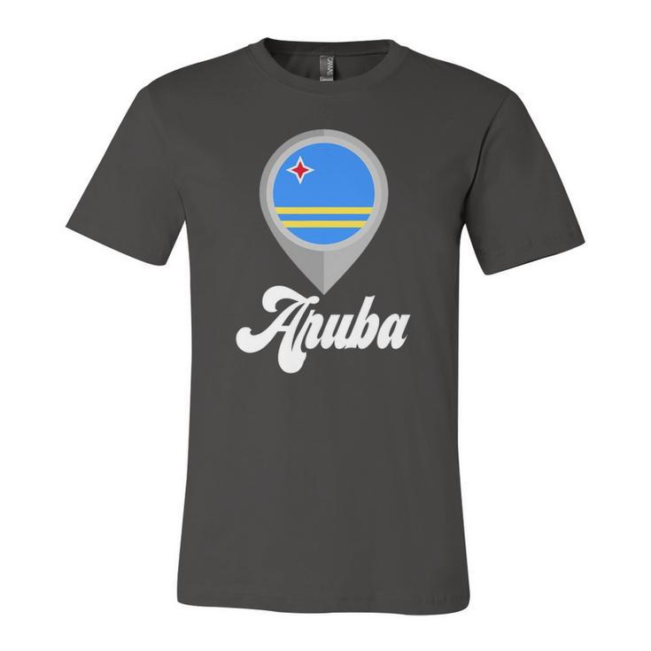 Aruba Aruba Flag Tee I Love Aruba Travel Jersey T-Shirt