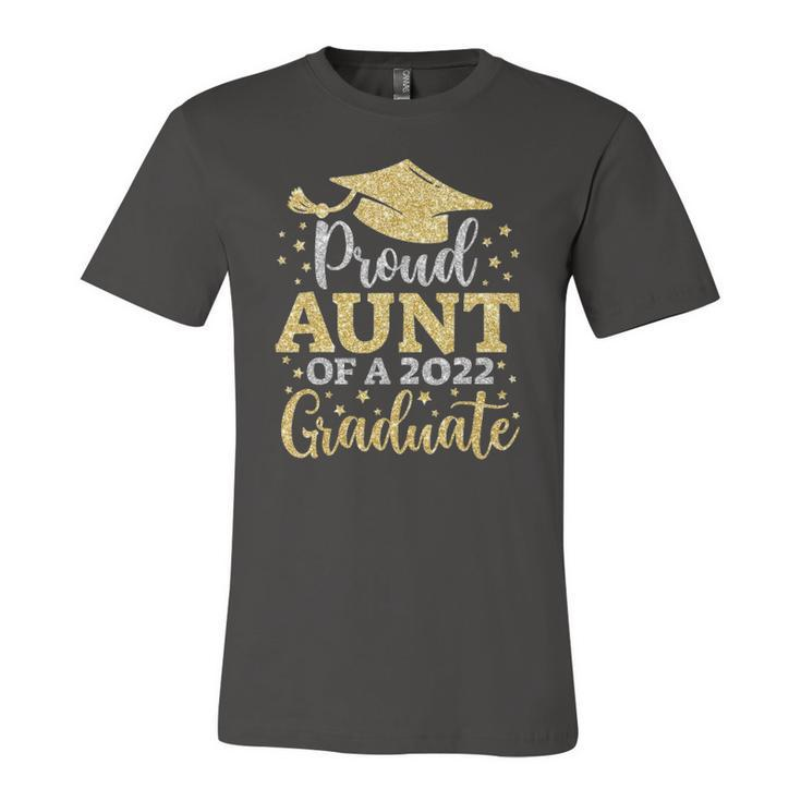 Aunt Senior 2022 Proud Aunt Of A Class Of 2022 Graduate Jersey T-Shirt
