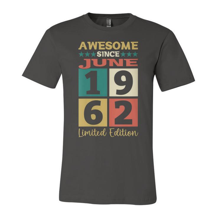 Awesome Since 1962 60Th Birthday Gift  Unisex Jersey Short Sleeve Crewneck Tshirt