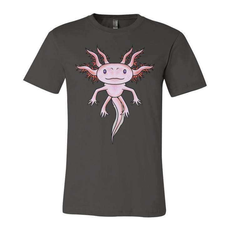 Axolotl Cute Unisex Jersey Short Sleeve Crewneck Tshirt