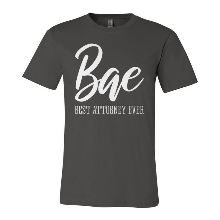 Bae Best Attorney Ever Lawyer Jersey T-Shirt