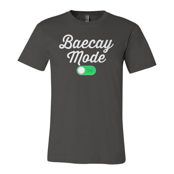 Baecay Mode On Vacation Baecation Matching Couples Jersey T-Shirt