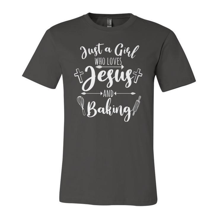 Baking Baker Cool Jesus Christian Bake Jersey T-Shirt