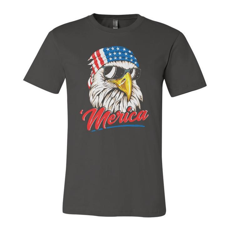 Bald Eagle Merica 80S Mullet Eagle America Usa 4Th Of July Essential Jersey T-Shirt