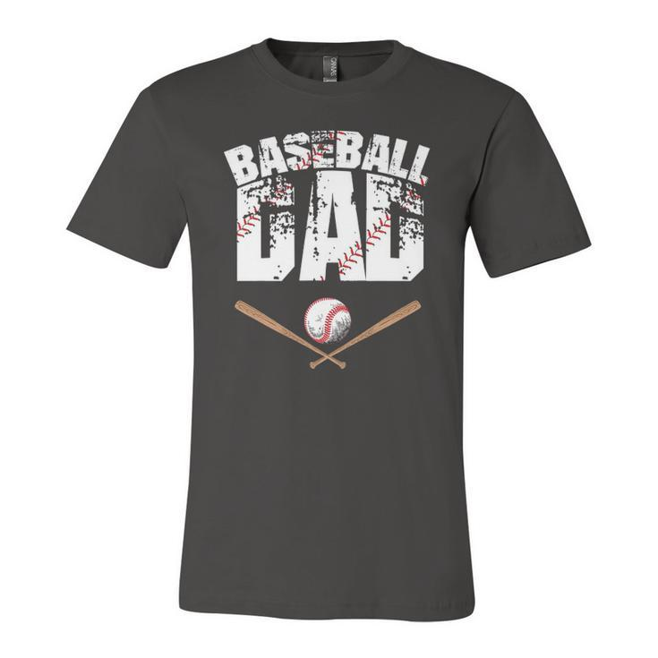Baseball Dad Baseball Lover For Father Jersey T-Shirt