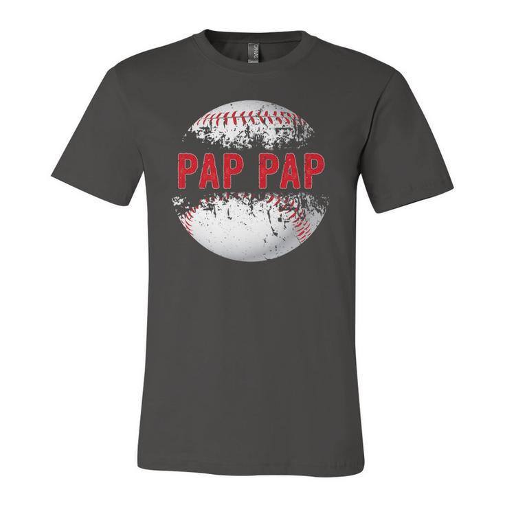 Baseball Softball Lover Ball Pap Pap Fathers Day Dad Papa Jersey T-Shirt