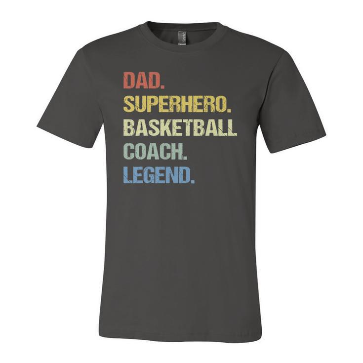 Basketball Coach Dad Sport Lover Jersey T-Shirt